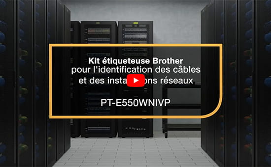 PT-E550WNIVP - Kit étiqueteuse pour les infrastructures réseau 10